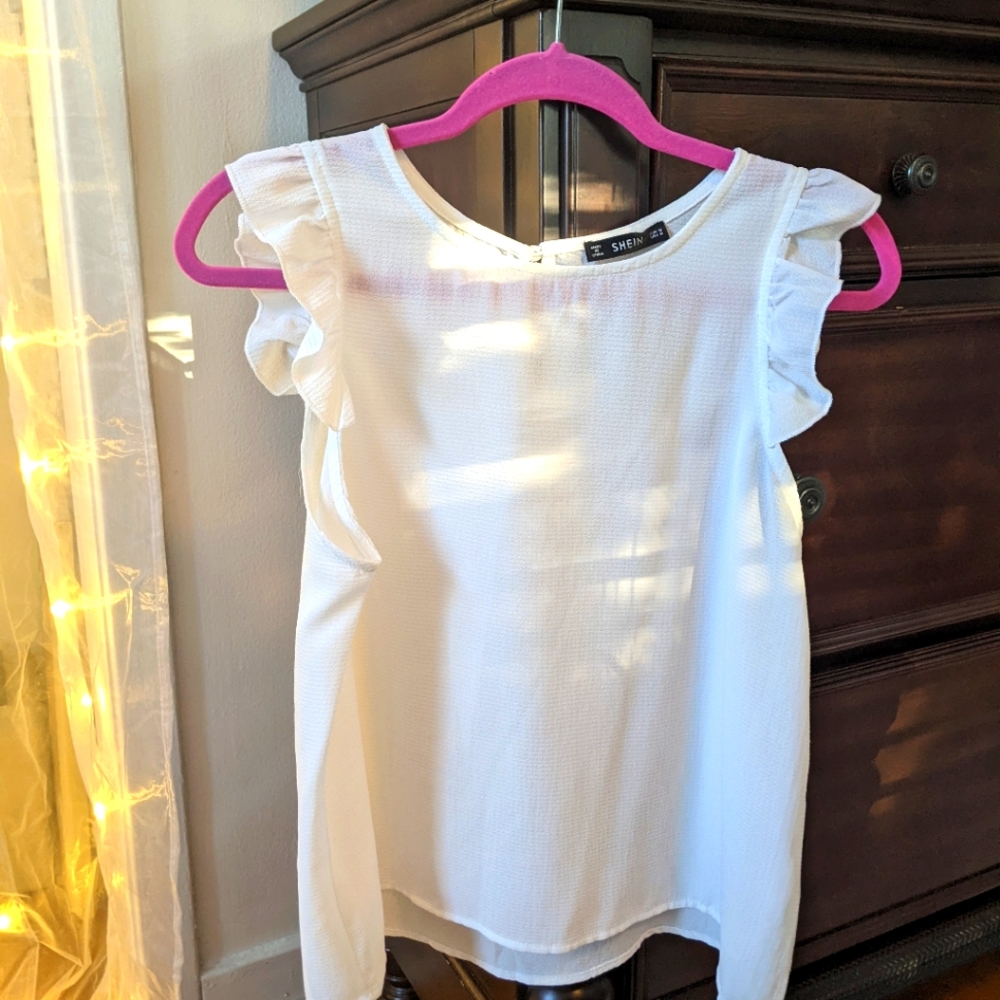 Ruffled blouse from Shein
